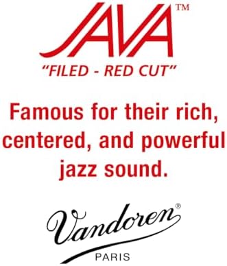 Vandoren SR262R Alto Sax JAVA Red Reeds Strength 2; Box of 10