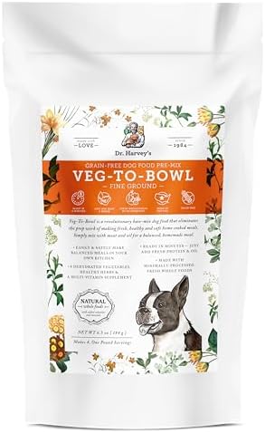 Dr. Harvey's Veg-To-Bowl Fine Ground Dehydrated Vegetable Pre-Mix for Dogs, 7-Pound Bag | Dehydrated Vegetable Pre-Mix