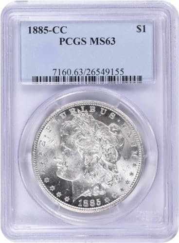 1885 CC Morgan Dollar PCGS MS63