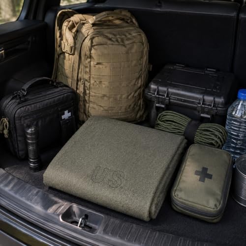 9023 U.S. Style Wool 3-Pound Military Blanket