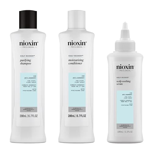 Nioxin Scalp Recovery Anti-Dandruff System Kit | For Itchy & Flaky Scalp