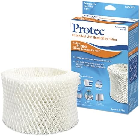 Protec Extended Life Humidifier Replacement Filter, 1 Count | Designed for Use with Select Vicks Cool Mist Humidifiers and Other Honeywell Humidifiers Models