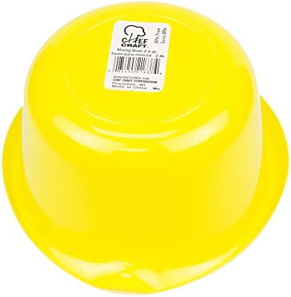 Chef Craft Select Plastic Mixing Bowl Set, 5 Piece, Multiple Color