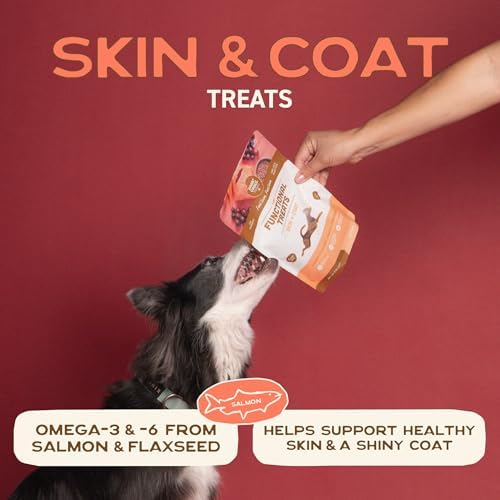 Smart Cookie All Natural Dog Treats - Healthy Hip and Joint Chicken Dog Biscuits with Glucosamine - Ideal for Senior Dogs and Sensitive Stomachs - Dehydrated, Crunchy, Human-Grade, Made in USA - 8oz