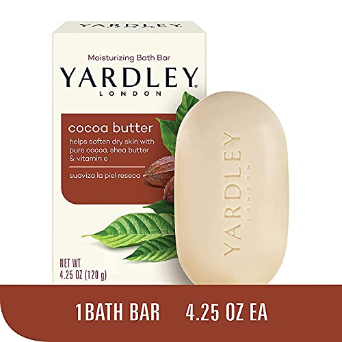 Yardley Moisturizing Bar Cocoa Butter 4.0 oz (Pack of 6)