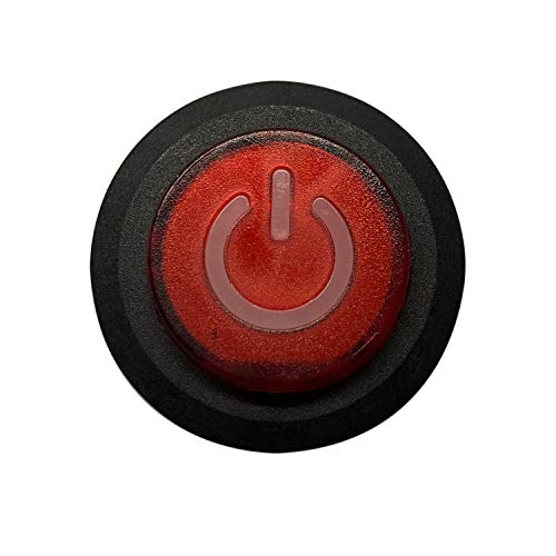 2PCS Push Button Power Supply Switch Start Button Switch for ChildrenElectric Powered Wheel Replacement Parts Kids Ride-On Car Toys Accessory Self