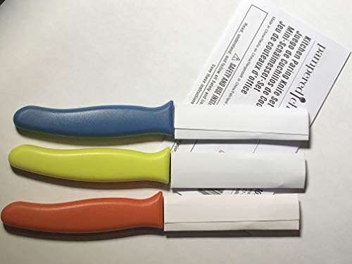 PAMPERED CHEF SET OF #3 KITCHEN PARING KNIFE SET. # 100035