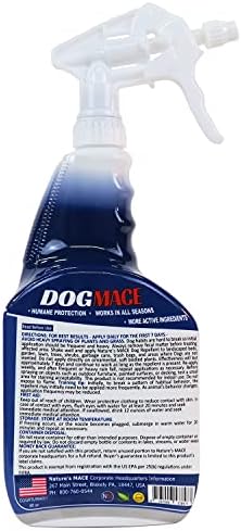 Nature's MACE Dog Mace Dog Repellent 1 Gallon Concentrate | Potty Training Tool Spray, Indoor & Outdoor, Pee Deterrent, Safe Around Kids, Pets, Garden & Plants, Treats 48,000 Sq. Ft.