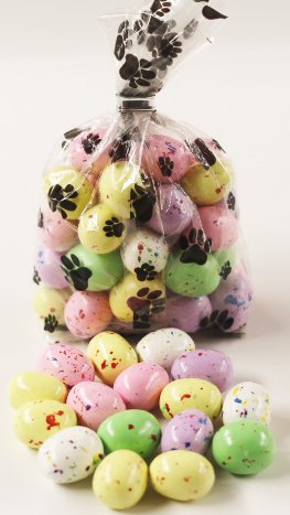 Scott's Cakes Speckled Chocolate Malted Eggs in a 1 Pound Bunny Hop Bag