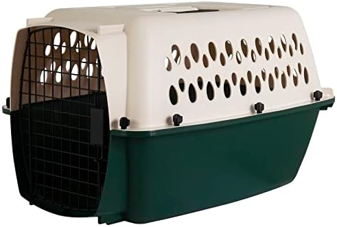 Petmate Ruffmaxx Camouflage Dog Kennel Pet Carrier & Crate 40" (70-90 Lb), Outdoor and Indoor for Large, Medium, and Small Dogs - Made from Recycled Material w/ 360-Degree Ventilation, Made in USA
