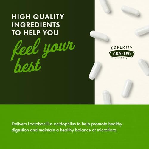Swanson Lactobacillus Acidophilus Probiotic for Adults Seeking Daily Digestive and Bowel Health Support with 1 Billion CFU - Acid-Resistant (250 Capsules, 3 Pack)