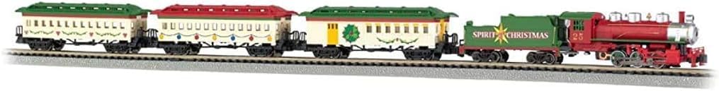 Bachmann Trains Spirit of Christmas Ready to Run Electric Train Set N Scale