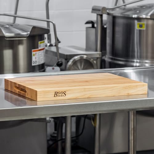 John Boos - R2015 Platinum Commercial Series Maple Wood Edge Grain Reversible Cutting Board, 20 Inches x 15 Inches x 1.75 Inches