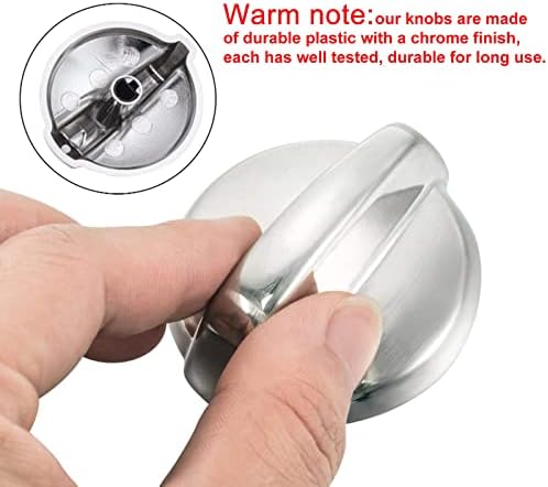 Gejoy WB03T10325 Knobs Burner Control Knobs Compatible with General Electric GE Range Cooktop 2691864 PS3510510(6 Packs)