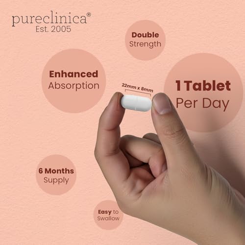 pureclinica High Strength 1500mg Glucosamine HCL & Chondroitin x 180 Tablets
