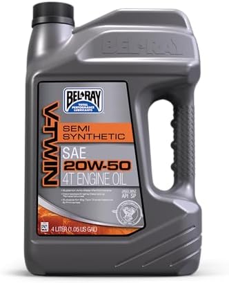 Bel-Ray 96910-BT4 Motor Oils, 20W-50 4 Liter
