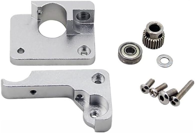 MK10 Extruder with 40 Tooth Steel Gear Feed Extrusion Right Left Hand Arm Full Metal Silver Fit for Makerbot Replicator 2(Right)