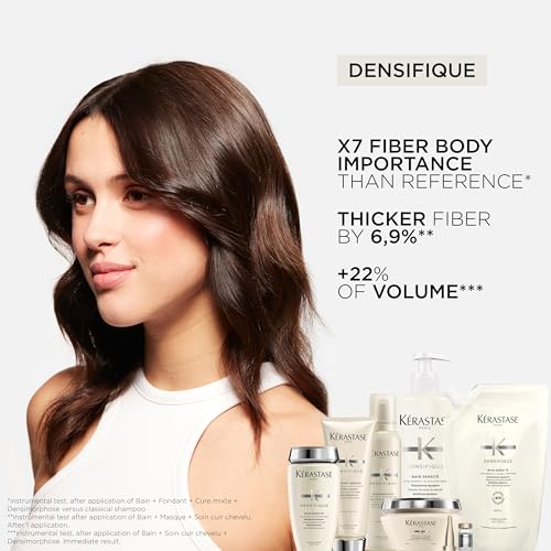 Kerastase Densifique Densité Shampoo - Thickening & Strengthening Shampoo For Fine & Thinning Hair, Removes Build-Up, Hydrates and Adds Shine, With Hyaluronic Acid & Ceramides
