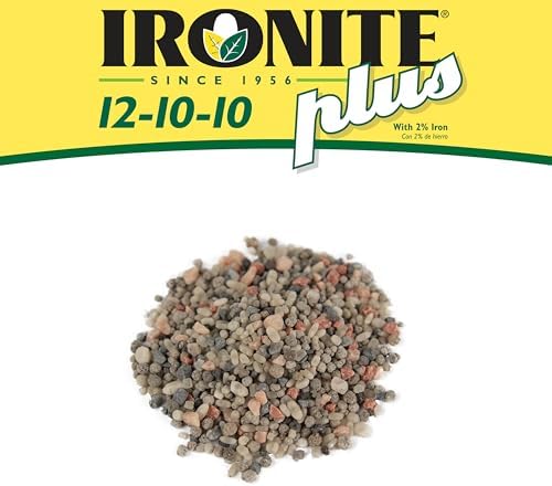 Ironite Plus Shrubs, Trees Plant Food Bag Granular 12-10-10 3lb | Garden fertilizer, fast-acting, essential plant minerals, helps plans develop strong roots and colorful flowers