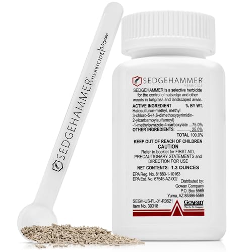 Sedgehammer 51516 Nutsedge Herbicide | Kills Yellow and Purple Nutsedge, Green Kyllinga, Selective Weed Killer for Lawns, Gardens and Landscapes