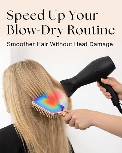 Lily England Paddle Hairbrush for Women - Blow-Drying Hair Brush, Rose