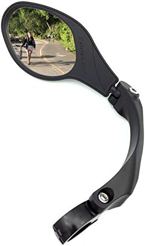 Hafny Handlebar Bike Mirror, Stainless Steel Lens, Bicycle Mirror, Safety Reflector, E-bike Mirror, Cycling Mirror, HF-MR081