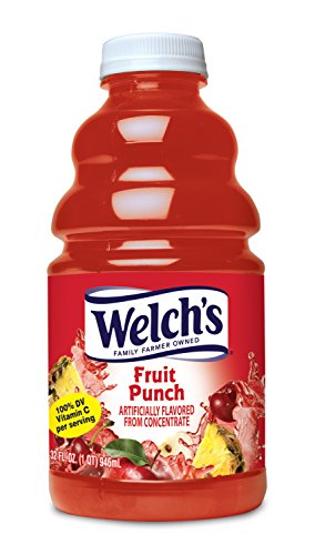 Welch's Juice Cocktail, No Preservatives, Concord Grape, 16 Ounce (Pack of 12)