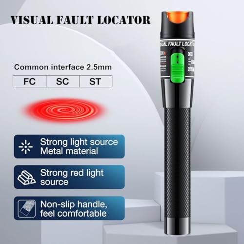 Visual Fault Locator, Fiber Optic Cable Tester Meter