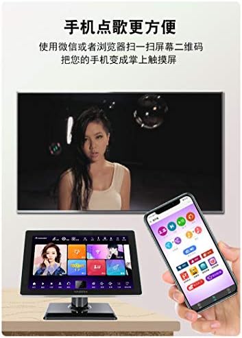 2026 New Chinese Karaoke Machine KV-V5 MAX Karaoke Player, with Reverb Wireless Microphone