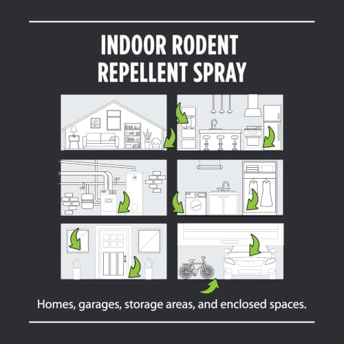 Grandpa Gus's Rodent Repellent Spray, Natural Peppermint Oil, 16 Fl Oz