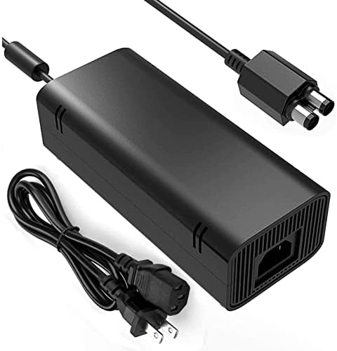 Power Supply for Xbox 360 Slim AC Adapter, Non-OEM Replacement, Global Voltage, LED Indicator, 135W, 12V-10.83A