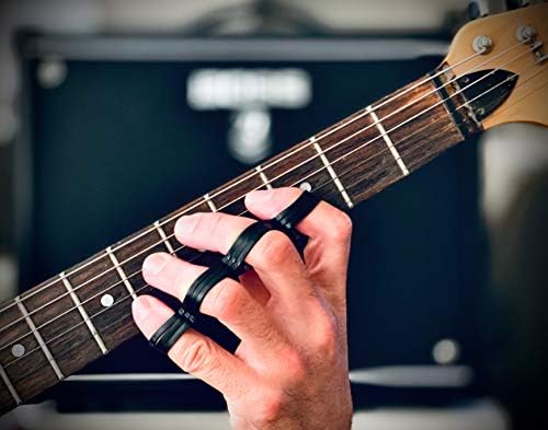 – Resistance Training Bands For Guitar Bass Banjo Piano Finger Speed System - Premium Set of 3 Hand Strengthener Accessories