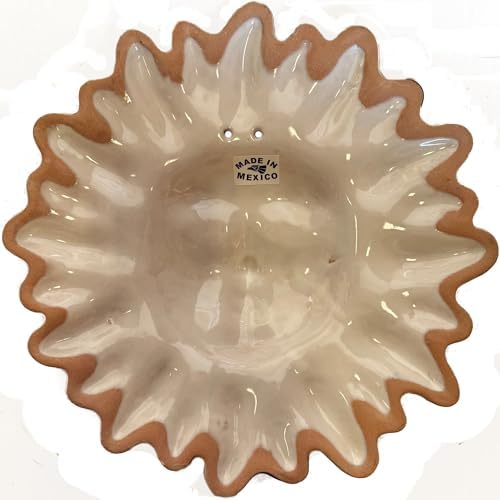 Fine Crafts Imports Blue Talavera Ceramic Sun Face