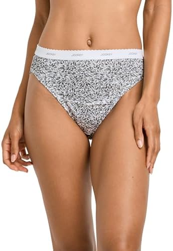 Jockey Women's Underwear 100% Cotton Classic French Cut - 3 Pack