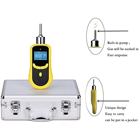 ATO Handheld Carbon Monoxide (CO) Gas Detector, 0 to 1000ppm CO Gas Tester Monitor Detector Alarm with Audible, Visual and Vibrating