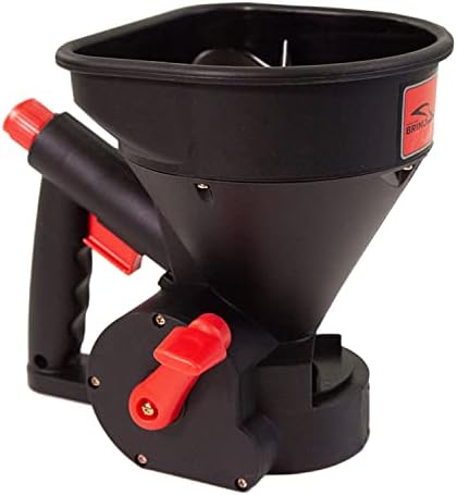Brinly 5lb. All-Season Handheld Spreader with Easy-Fill Design for Seed, Ice Melt, & Fertilizer
