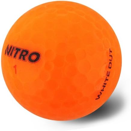Nitro White Out Ball (15-Pack), Orange