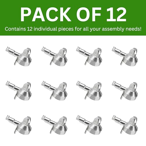 Billy Bookshelf Pins | Replacement for IKEA Part #131372 | by Spare Hardware Parts | Pack of 12