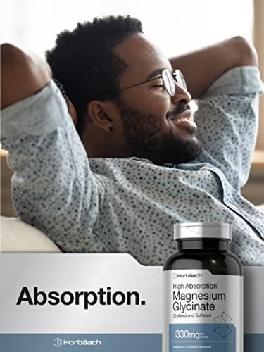 Horbaach Magnesium Glycinate 1330mg | 250 Capsules