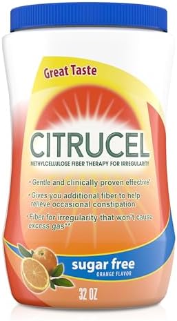 Citrucel Powder Fiber Therapy for Occasional Constipation Relief, 32 oz | Sugar Free