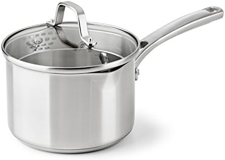 Calphalon Classic Stainless Steel Cookware Saute Pan, 3 Quart, Silver,2095189