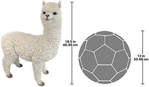 Design Toscano The Alpacalypse of Alpaca Garden Statues: Large
