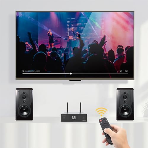 Arylic Up2stream S50 Pro+, Receiver Audio WiFi e Bluetooth, Preamplifier aptX HD con ESS Sabre Dac AKM ADC Multiroom/multizone