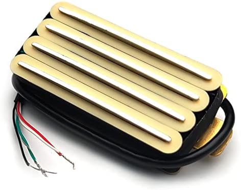 SAPHUE 2-Dual Blade Electric Guitar High Output Track Type Four Coil Humbucker Pickup Black