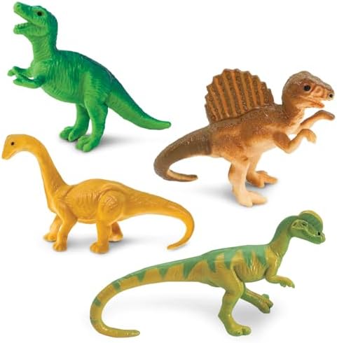 Safari Ltd. Dinos TOOB - Includes 12 Hand-Painted Mini Figurines - T-Rex, Triceratops, Velociraptor, Stegosaurus