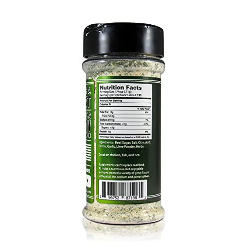 Tequila Lime - Feast Mode Flavors - Low Sodium, No MSG, Gluten Free, All Natural, Meal Prep Seasoning, Healthy, Lime Juice Powder, Tequila Seasoning