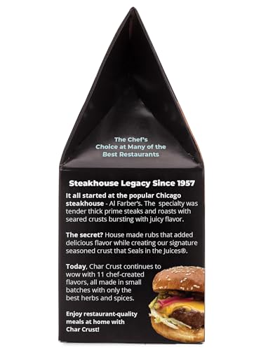 Char Crust Dry-Rub Seasoning, All American BBQ, 4-Ounce (Pack of 1)