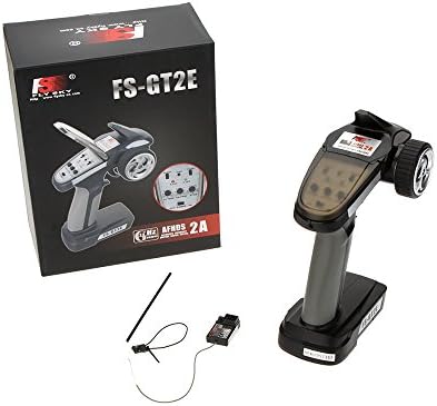 Flysky FS-GT2E AFHDS 2A 2.4ghz 2CH Radio System Transmitter for RC Car Boat with FS-A3 Receiver