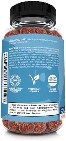 Premium Eye Support Gummies–Lutein Gummies with Zeaxanthin Supports Overall Eye Health