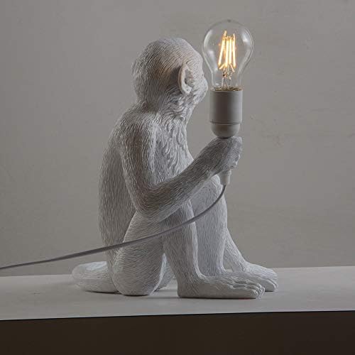 Golden Monkey Table Lamp, LongTN LED Resin Sitting Monkey Lighting